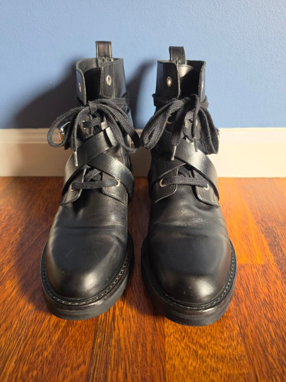 Allsaints Black Leather Boots (Size US 8)